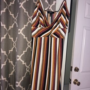 Plus Striped Bodycon Dress